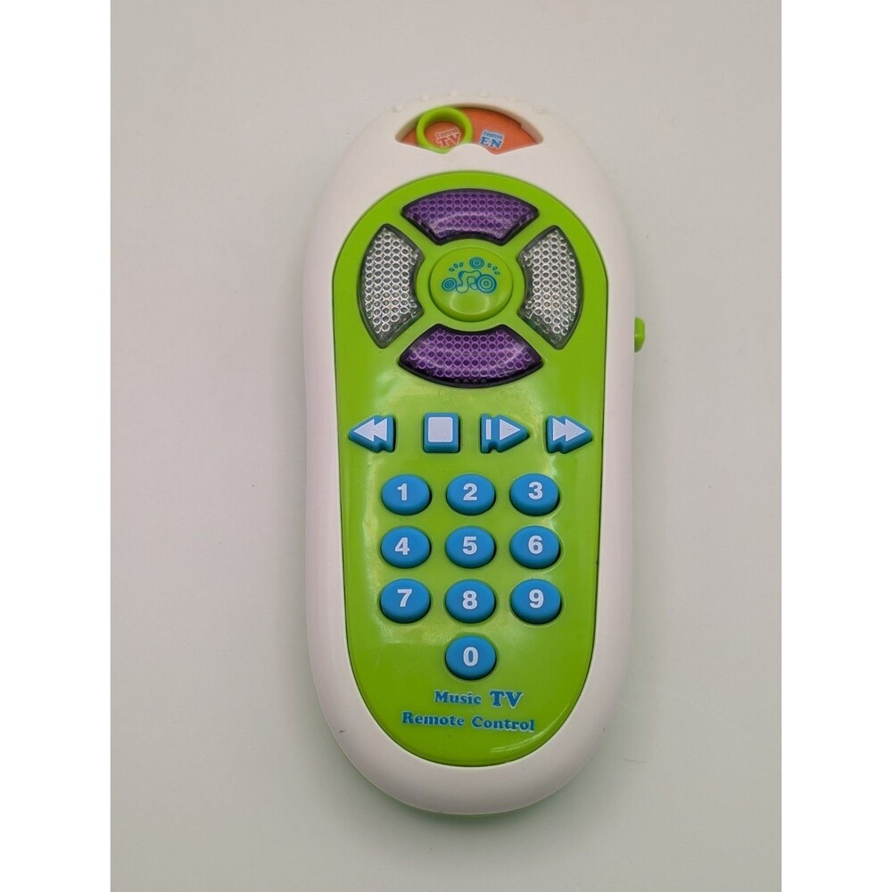 Pretend Play Musical TV Remote Control Kids Learning Toy Lights & Sounds...